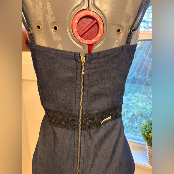 Dark Denim Dress Size Large - Picture 3 of 9